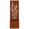 Écran de confidentialité de jardin Fretwork Rouillé 50 x 150 cm 537330537330