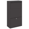Boîte de dépôt de colis avec porte Noir 44 x 22 x 82 cm Acier 537331537331
