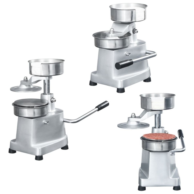 Presse à hamburger avec 500 feuilles de galettes Aluminium 10cm 537332537332