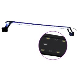 Lampe à LED d'aquarium avec pinces 90-105 cm Bleu et blanc 537333537333