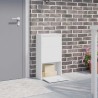 Boîte de dépôt de colis avec porte Blanc 44 x 22 x 82 cm Acier 537334537334