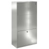 Boîte de dépôt de colis Argenté 44 x 22 x 82 cm Acier galvanisé 537338537338