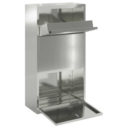 Boîte de dépôt de colis Argenté 44 x 22 x 82 cm Acier galvanisé 537338537338