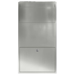 Boîte de dépôt de colis Argenté 44 x 22 x 82 cm Acier galvanisé 537338537338
