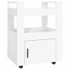 Chariot de cuisine Blanc 60x45x80 cm Bois d'ingénierie 537340537340
