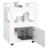 Chariot de cuisine Blanc 60x45x80 cm Bois d'ingénierie 537340537340