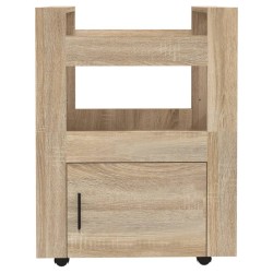 Chariot de cuisine Chêne sonoma 60x45x80 cm Bois d'ingénierie 537342537342