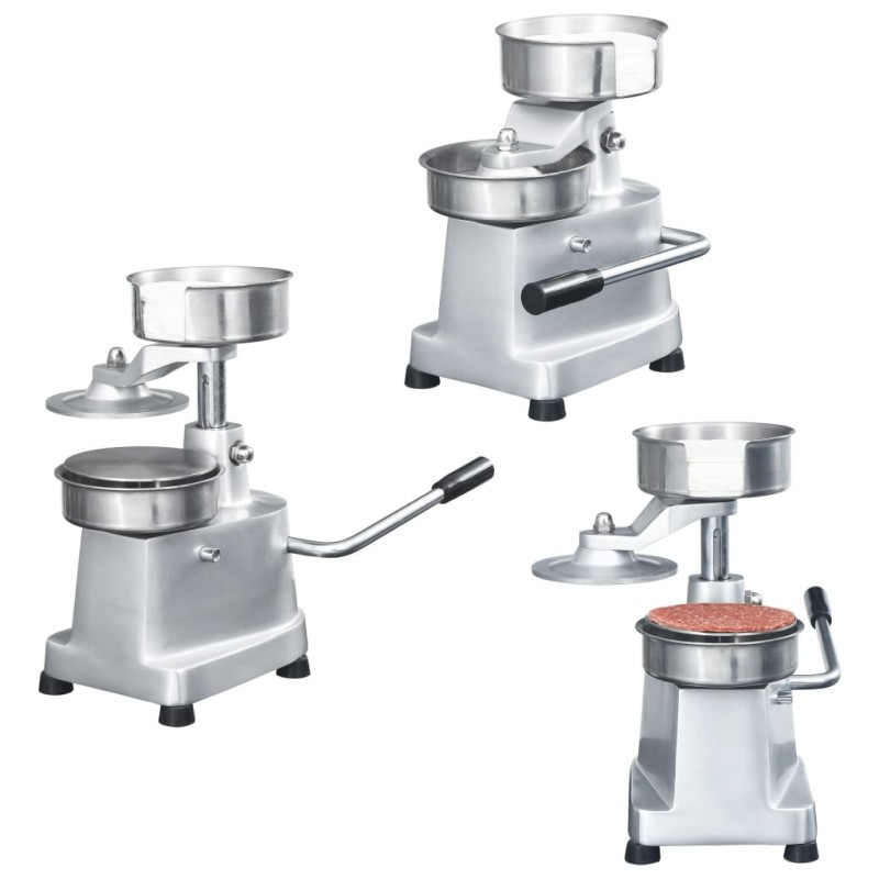 Presse à hamburger avec 500 feuilles de galettes Aluminium 13cm 537344537344