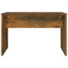 Tabouret de toilette Chêne fumé 70x35x45 cm Bois d'ingénierie 537346537346