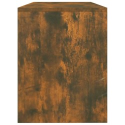 Tabouret de toilette Chêne fumé 70x35x45 cm Bois d'ingénierie 537346537346