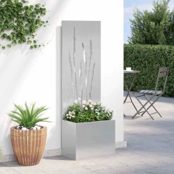 Écran de confidentialité de jardin Fretwork Argent 50 x 150 cm 537347537347