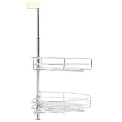 Panier à 2 niveaux métallique de cuisine 180 degrés 75x38x80 cm 537348537348