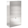 Boîte de dépôt de colis avec stockage Argenté 44 x 22 x 82 cm 537349537349