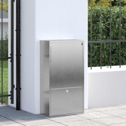 Boîte de dépôt de colis avec stockage Argenté 44 x 22 x 82 cm 537349537349