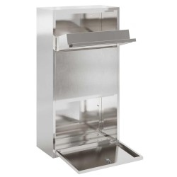 Boîte de dépôt de colis avec stockage Argenté 44 x 22 x 82 cm 537349537349