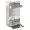 Boîte de dépôt de colis avec stockage Argenté 44 x 22 x 82 cm 537349537349