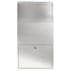Boîte de dépôt de colis avec stockage Argenté 44 x 22 x 82 cm 537349537349