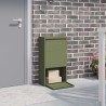 Boîte de dépôt de colis Vert olive 44 x 22 x 82 cm Acier 537351537351