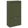 Boîte de dépôt de colis Vert olive 44 x 22 x 82 cm Acier 537351537351