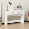 Table console Blanc 100x39x75 cm Bois d'ingénierie 537352537352