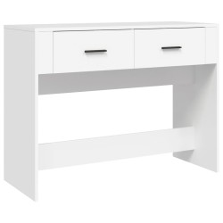 Table console Blanc 100x39x75 cm Bois d'ingénierie 537352537352