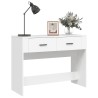 Table console Blanc 100x39x75 cm Bois d'ingénierie 537352537352