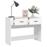 Table console Blanc 100x39x75 cm Bois d'ingénierie 537352537352