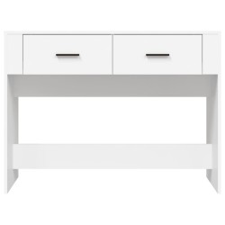 Table console Blanc 100x39x75 cm Bois d'ingénierie 537352537352