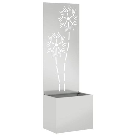 Écran de confidentialité de jardin Floral Argenté 50 x 150 cm 537353537353