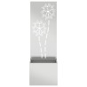Écran de confidentialité de jardin Floral Argenté 50 x 150 cm 537353537353