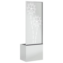 Écran de confidentialité de jardin Floral Argenté 50 x 150 cm 537353537353
