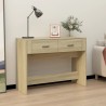 Table console Chêne sonoma 100x39x75 cm Bois d'ingénierie 537355537355