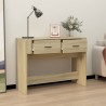 Table console Chêne sonoma 100x39x75 cm Bois d'ingénierie 537355537355