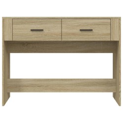 Table console Chêne sonoma 100x39x75 cm Bois d'ingénierie 537355537355