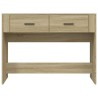 Table console Chêne sonoma 100x39x75 cm Bois d'ingénierie 537355537355