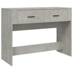 Table console Gris béton 100x39x75 cm Bois d'ingénierie 537356537356