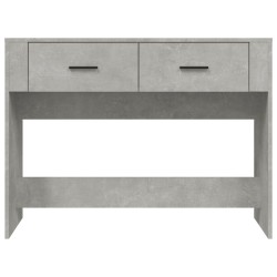 Table console Gris béton 100x39x75 cm Bois d'ingénierie 537356537356