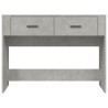 Table console Gris béton 100x39x75 cm Bois d'ingénierie 537356537356