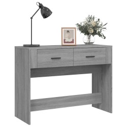 Table console Sonoma gris 100x39x75 cm Bois d'ingénierie 537359537359