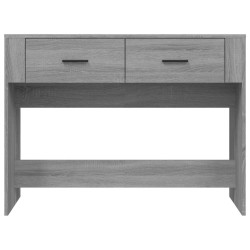 Table console Sonoma gris 100x39x75 cm Bois d'ingénierie 537359537359