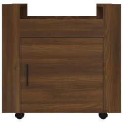 Chariot de bureau Chêne marron 60x45x60 cm Bois d'ingénierie 537360537360