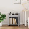 Chariot de bureau Sonoma gris 60x45x60 cm Bois d'ingénierie 537361537361