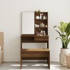 Coiffeuse avec miroir Chêne marron 74,5x40x141 cm 537362537362