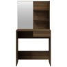 Coiffeuse avec miroir Chêne marron 74,5x40x141 cm 537362537362