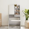 Coiffeuse avec miroir Sonoma gris 74,5x40x141 cm 537365537365