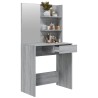 Coiffeuse avec miroir Sonoma gris 74,5x40x141 cm 537365537365