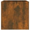 Jardinière Chêne fumé 40x40x40 cm Bois d'ingénierie 537366537366