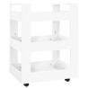 Chariot de cuisine Blanc 60x45x80 cm Bois d'ingénierie 537368537368