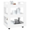 Chariot de cuisine Blanc 60x45x80 cm Bois d'ingénierie 537368537368