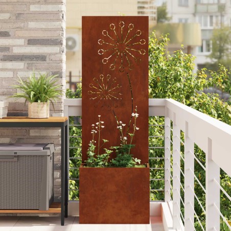 Écran de confidentialité de jardin Fretwork Rouillé 50 x 150 cm 537369537369